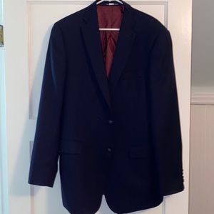 Hart Schaffer Marx navy blazer, size 44L